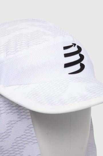Кепка Compressport Ice Cap Sun Shade цвет белый узор CU00076B Кепка Compressport Ice Cap Sun Shade цвет белый узор CU00076B