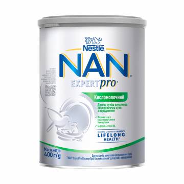 Детская сухая смесь NAN Expert Pro Кисломолочный 1, с рождения, 400 г Детская сухая смесь NAN Expert Pro Кисломолочный 1, с рождения, 400 г