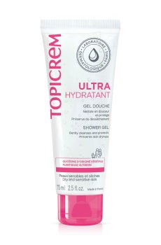 Ультраувлажняющий гель для душа Topicrem Ultra-Moisturizing Shower Gel, 75 мл