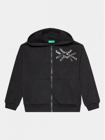 United Colors Of Benetton Світшот 39M2C502Y Чорний Regular Fit United Colors Of Benetton Світшот 39M2C502Y Чорний Regular Fit