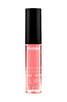 Блеск для губ Pudra Cosmetics High Shine Lip Gloss с протеинами шелка та провитамином B5, 26 Pink Gloss, 2.5 г