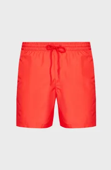 Мужские красные плавательные шорты Красный S Calvin Klein KM0KM00700