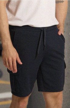 Шорти карго - темно-синій