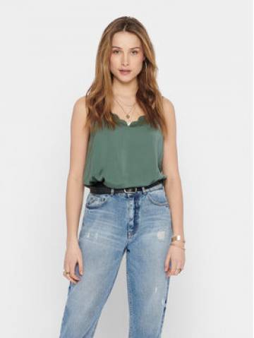 ONLY Топ Debbie 15176550 Зелений Regular Fit ONLY Топ Debbie 15176550 Зелений Regular Fit