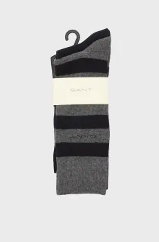Мужские носки (2 пары) BARSTRIPE Разноцветный 40-42 Gant 9960261