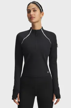 Женская черная спортивная кофта UA Velociti Pro CW Half Zip Черный L Under Armour 6004015-001