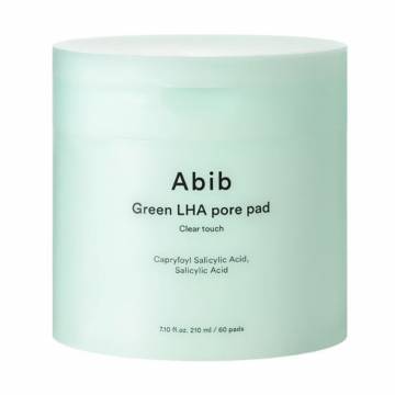 Очищающие пады для лица Abib Green LHA Pore Pad Clear Touch, 210 мл, 60 шт Очищающие пады для лица Abib Green LHA Pore Pad Clear Touch, 210 мл, 60 шт
