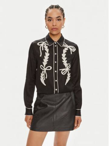Pinko Сорочка Chips Camicia 103474 A1XM Чорний Regular Fit Pinko Сорочка Chips Camicia 103474 A1XM Чорний Regular Fit