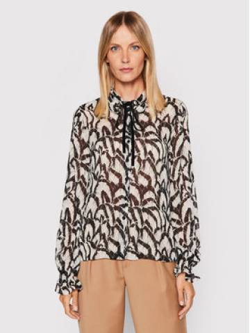 The Kooples Блузка FTOP25015K Чорний Relaxed Fit The Kooples Блузка FTOP25015K Чорний Relaxed Fit
