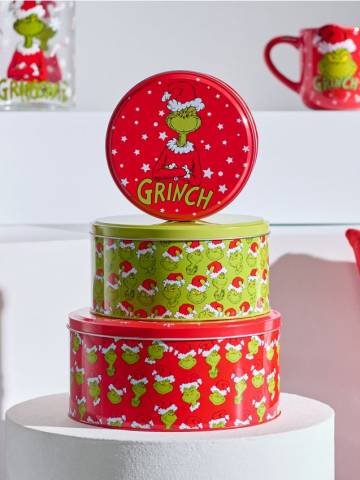 Контейнери для їжі, 3 шт. Grinch - різнобарвний Контейнери для їжі, 3 шт. Grinch - різнобарвний