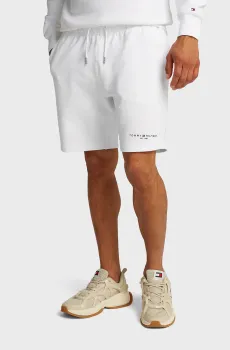 Мужские белые шорты SMALL TOMMY LOGO SWEATSHORTS Белый M Tommy Hilfiger MW0MW38698