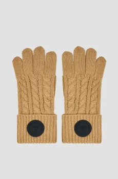 Женские бежевые перчатки Бежевый M Guess AW9960.WOL02;CCR