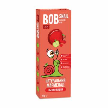 Натуральный мармелад Bob Snail Яблоко-вишня, 27 г Натуральный мармелад Bob Snail Яблоко-вишня, 27 г