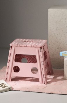 Складний підніжник - пастельний рожевий