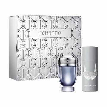 Парфюмированный набор мужской Rabanne Invictus Set (туалетная вода, 100 мл + дезодорант, 150 мл) Парфюмированный набор мужской Rabanne Invictus Set (туалетная вода, 100 мл + дезодорант, 150 мл)