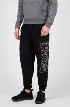 Мужские черные спортивные брюки Черный M Lonsdale 111239
