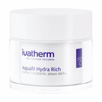 Увлажняющий крем для лица Ivatherm Aquafil Hydra Rich Hydrating Cream для чувствительной, сухой и очень сухой кожи, 50 мл Увлажняющий крем для лица Ivatherm Aquafil Hydra Rich Hydrating Cream для чувствительной, сухой и очень сухой кожи, 50 мл