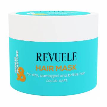 Маска Revuele Hair Mask Восстановление и увлажнение, для сухих и поврежденных волос, 300 мл Маска Revuele Hair Mask Восстановление и увлажнение, для сухих и поврежденных волос, 300 мл