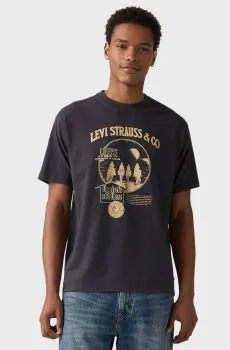 Чоловіча темно-сіра футболка Серый S Levi’s® 87373;0257