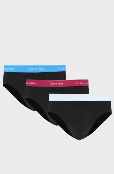 Мужские черные брифы (3 шт) HIP BRIEF Разноцветный L Calvin Klein LV00NB4388