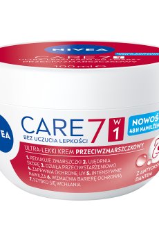 Антивозрастной крем для лица NIVEA Care 7 in 1 Light Anti-Wrinkle Cream, 100 мл