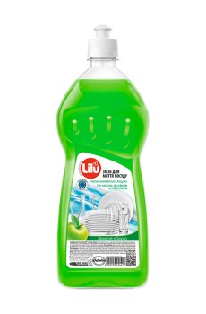 Средство для мытья посуды Lilu Зеленое яблоко, 1 л