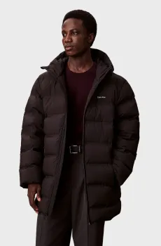 Мужской черный пуховик BONDED Черный XL Calvin Klein LV04LD516G