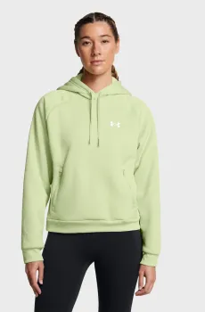 Женское салатовое худи UA Armour Flc Pro Hdy Салатовый S Under Armour 1386504-383