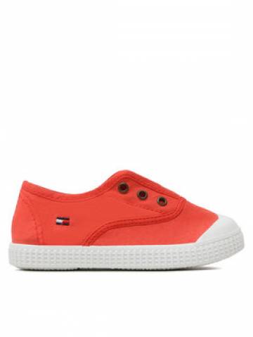 Tommy Hilfiger Кеди Low Cut Easy-On Sneaker T1X9-32824-0890 S Кораловий Tommy Hilfiger Кеди Low Cut Easy-On Sneaker T1X9-32824-0890 S Кораловий