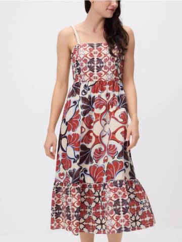 Reserved - Сукня з візерунком - нюдовий - 748II-02X