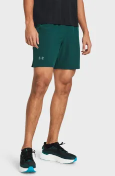 Мужские зеленые шорты UA LAUNCH PRO 7 SHORTS Зеленый M Under Armour 1376508-449