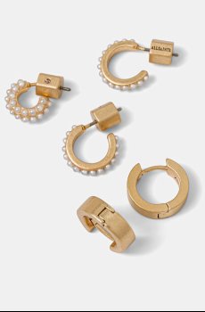 Сережки AllSaints 3 шт