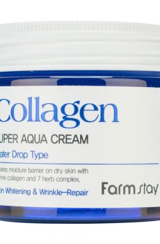 Увлажняющий крем для лица FarmStay Collagen Super Aqua Cream с коллагеном, 80 мл