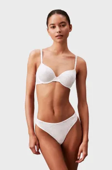 Женский белый бюстгальтер LIGHTLY LINED DEMI Белый 32B Calvin Klein 000QF6875E