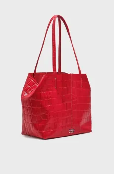 Женский красный кожаный шоппер Красный ONESIZE Bimba Y Lola 261BBEJ8B.10200