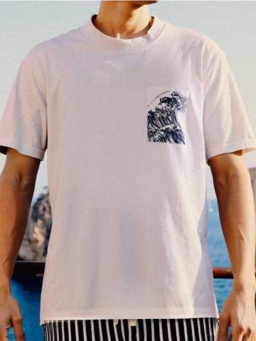 Футболка з принтом - білий Футболка з принтом - білий