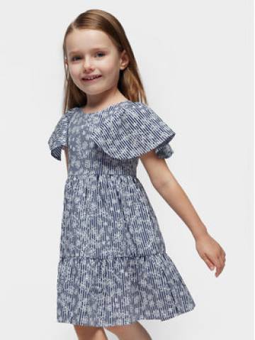 Mayoral Літня сукня 3940 Cиній Regular Fit Mayoral Літня сукня 3940 Cиній Regular Fit