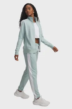 Женский мятный спортивный костюм (куртка, брюки) Tricot Tracksuit Ментоловый S Under Armour 1365147-477