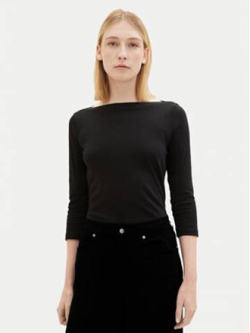 Tom Tailor Блузка 1038028 Чорний Regular Fit Tom Tailor Блузка 1038028 Чорний Regular Fit