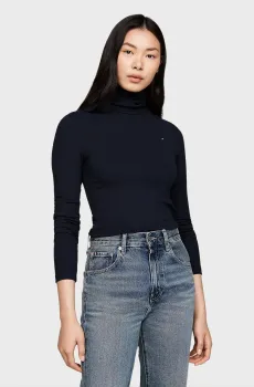 Женский темно-синий гольф SLIM Синий XS Tommy Hilfiger WW0WW39826