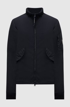 Синяя ветровка с патчем