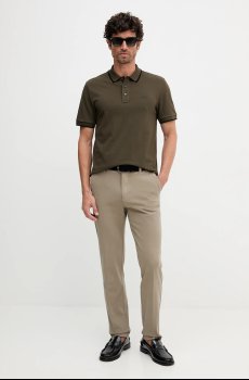 Хлопковое поло BOSS Parlay 190