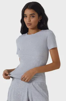 Женская серая футболка COLY Серый XS Etam 6544440