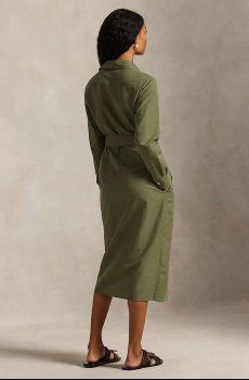 Платье с добавлением льна Polo Ralph Lauren