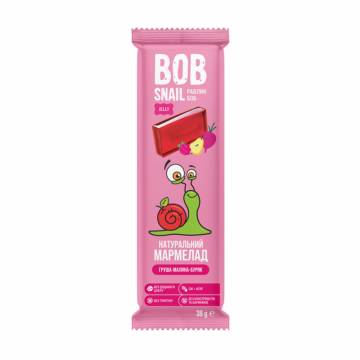 Натуральный фруктовый мармелад Bob Snail Груша-малина-свекла, квадратный, 38 г Натуральный фруктовый мармелад Bob Snail Груша-малина-свекла, квадратный, 38 г