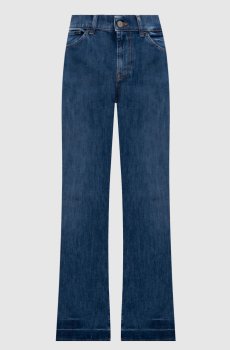 Синие джинсы клеш Amber с патчем логотипа