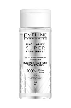 Освежающий мезо-тоник для лица Eveline Super Needles с ниацинамидом, 150 мл