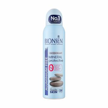 Дезодорант-спрей Bionsen Mineral Protective Deodorant 24H унисекс, 150 мл Дезодорант-спрей Bionsen Mineral Protective Deodorant 24H унисекс, 150 мл