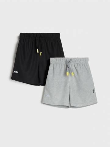 Шорти, 2 пари Active - чорний Шорти, 2 пари Active - чорний