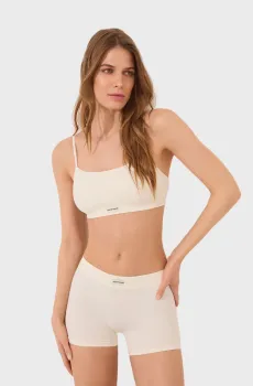 Женский белый топ Белый L womensecret 5109007